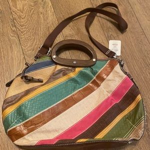 Leather Fossil Purse w/ wallet